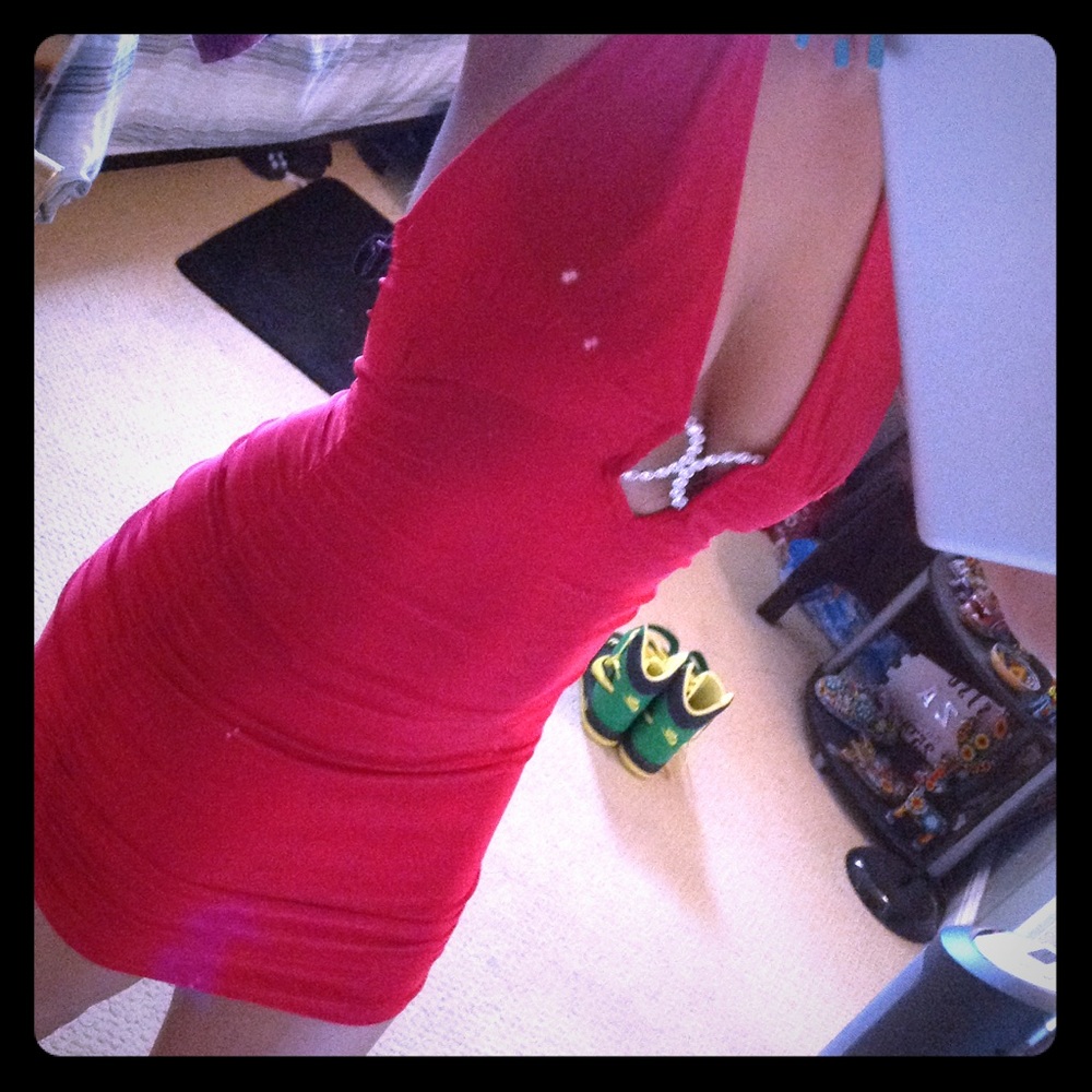 COPY - Sexy red club dress